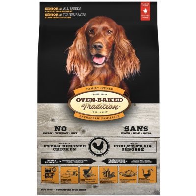 Oven Baked Tradition Senior/Weight Control DOG Chicken All Breed 11,34 kg – Zboží Mobilmania