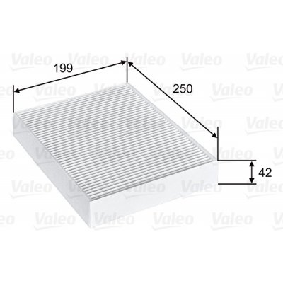 Filtr, vzduch v interiéru VALEO 715815 – Hledejceny.cz