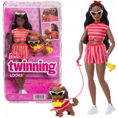 Mattel Barbie Twinning Looks Styl pro dva Pruhy JFP37 – Zboží Dáma