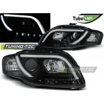 Tuning-Tec Přední čirá LED světla Audi A4 (2004 - 2008) - Tube Light - černé – Hledejceny.cz