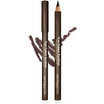 Dermacol Dřevěná tužka na oči True Colour Eyeliner 2 Brown 4 g – Sleviste.cz