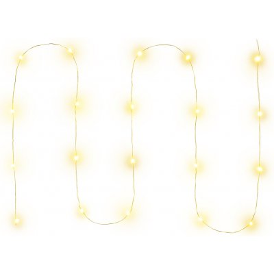 Retlux LED Vánoční řetěz 20xLED 2xAA 2,3m teplá bílá FT0013 – Hledejceny.cz
