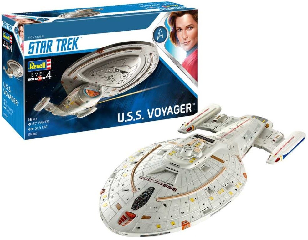 Revell Plastic ModelKit Star Trek 04992 U.S.S. Voyager 1:670