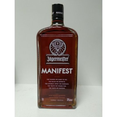 Jägermeister Manifest 38% 1 l (holá láhev) – Hledejceny.cz