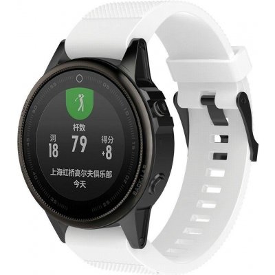 Eses - Silikonový řemínek bílý pro Garmin - EasyFit/QuickFit 20mm 1530000842 – Zbozi.Blesk.cz