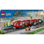 LEGO® City 60423 Tramvaj a zastávka v centru města – Zboží Dáma