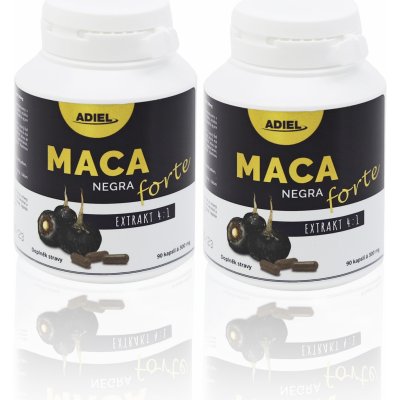 Adiel Maca negra Forte 2 x 90 kapslí – Hledejceny.cz
