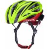 Cyklistická helma Force Aries karbon fluo-červená 2018