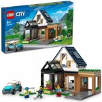 LEGO® City 60398 Rodinný dům a elektromobil – Hledejceny.cz