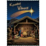 Pohlednice Kouzelné Vánoce (glitr) – Zboží Mobilmania