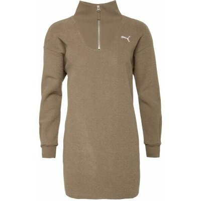 Puma HER WINTERIZED TOP dámská mikina hnědá – Zbozi.Blesk.cz