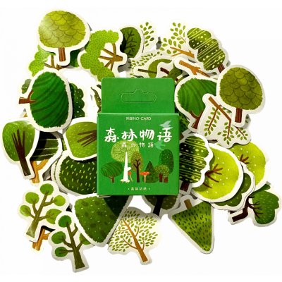 Sada samolepek - Stromy (46ks) – Zboží Živě