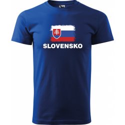 Sablio tričko s potiskem Slovensko modré