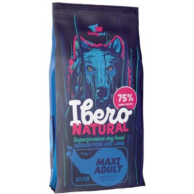 Ibero Natural Adult Dog Maxi Pork & Lamb 3 kg – Zboží Dáma