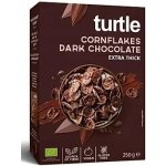 Turtle Bezlepkové čokoládové kukuřičné lupínky - tmavé, BIO, 250 g – Zboží Dáma