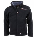 GEOGRAPHICAL NORWAY mikina UBOLT s kožíškem tmavě modrá – Zboží Dáma