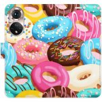 Pouzdro iSaprio Flip s kapsičkami na karty - Donuts Pattern 02 Honor 50 / Huawei Nova 9 – Sleviste.cz