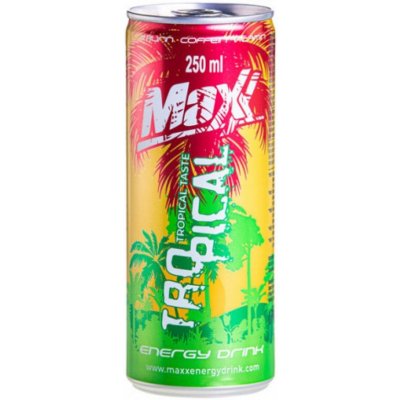 Maxx energy drink tropical 250 ml – Zboží Mobilmania