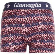 Gianvaglia dívčí kalhotky s nohavičkou boxerky (813) fialové