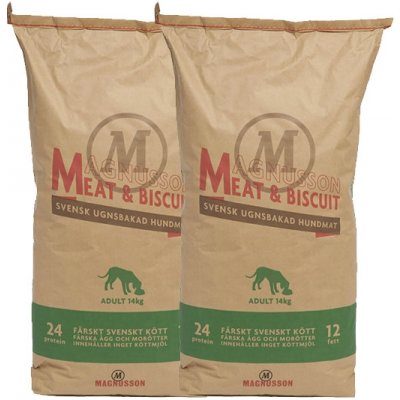 Magnusson Meat & Biscuit Adult 2 x 14 kg – Hledejceny.cz