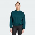 adidas dámská fitness mikina crop top ZELENÁ – Zboží Mobilmania