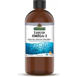 Nature´s answer Omega-3 Rybí Olej s příchutí Pomeranče 480 ml