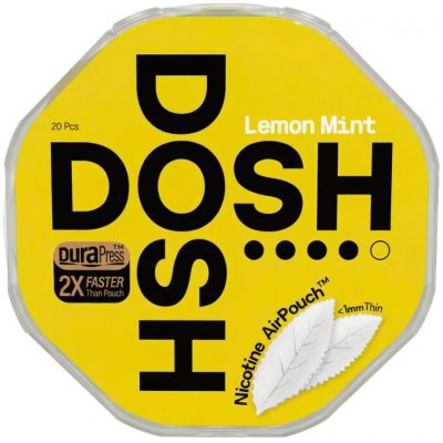 Dosh Lemon Mint 7,5 mg Airpouch 20 sáčků – Zboží Dáma