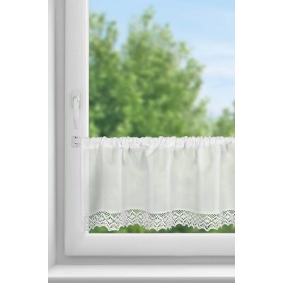 Takoy Záclonka z matné látky s krajkou 150 x 30 cm-HF-383719 | 150 x 30 cm – Zboží Mobilmania