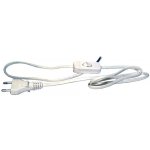 Emos Flexošňůra 2x0,75mm 2m bílá s vypínačem S08272 – Sleviste.cz