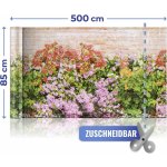 Maximex Plastová balkonová zástěna 500x85 cm Flowers – HobbyKompas.cz