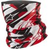 Nákrčník Alpinestars šátek Blurred neck tube černá/bílá/červená