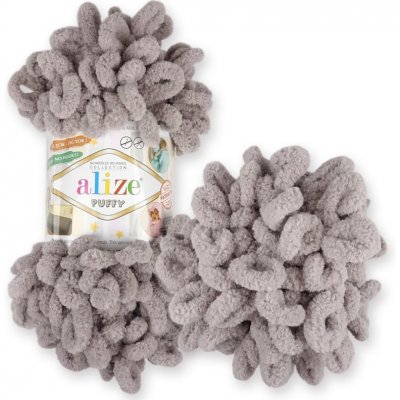 Alize Puffy 268 hnědo šedá – Hledejceny.cz