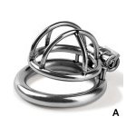 bdsm bondage shop Krátký nerezový pás cudnosti pro muže Škrtící kroužek 40 mm Provedení A – Zboží Dáma