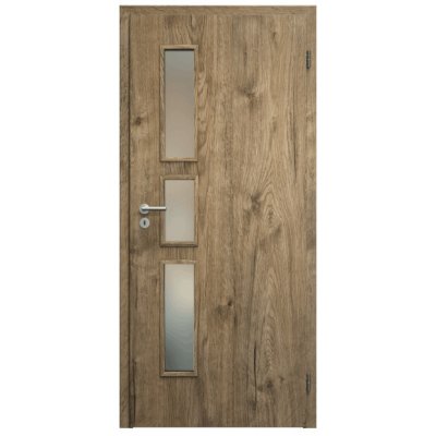Sapeli Elegant Komfort M33 otočné dub sherwood 80 x 197 cm Satináto bílé – Hledejceny.cz