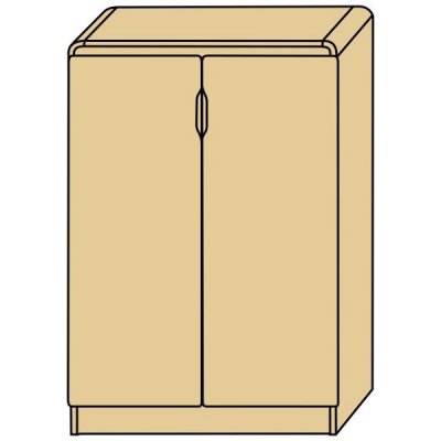 Roalholz prostorný prádelník z masivu KUMI IX MAX 113x75/90x58 – Zboží Dáma