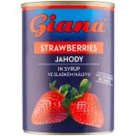 Giana Jahody ve sladkém nálevu 410 g – Zboží Dáma