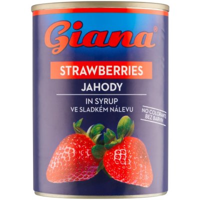 Giana Jahody ve sladkém nálevu 410 g – Zboží Dáma