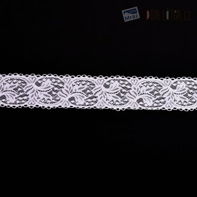 Elastická krajka bílá – Sleviste.cz