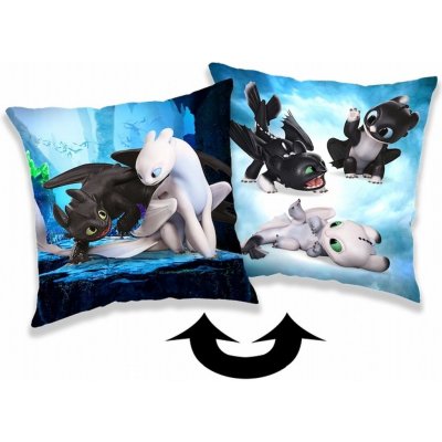 Jerry Fabrics Polštář Jak vycvičit draka Babies 40x40 – Sleviste.cz