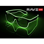 RAVEON Brýle svítící Wayfarer style | Zelené – Zboží Mobilmania
