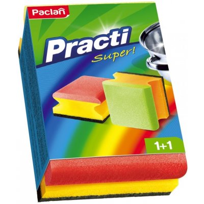 Paclan Kuchyňská houbička Pacti super 2 ks (barevné) – HobbyKompas.cz