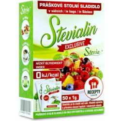 Stevialin Exclusive stolní sladidlo 50 x 1 g