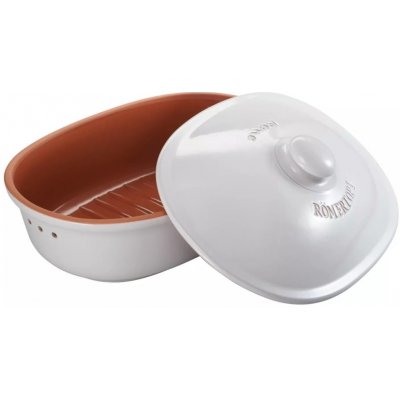 Nádoba na uchovávání pečiva oválná bílá - RÖMERTOPF – Zboží Dáma