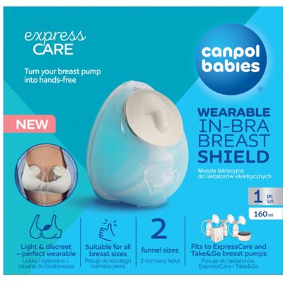 Canpol babies Trychtýř do podprsenky k odsávačkám Take&Go a ExpressCare – Zboží Mobilmania