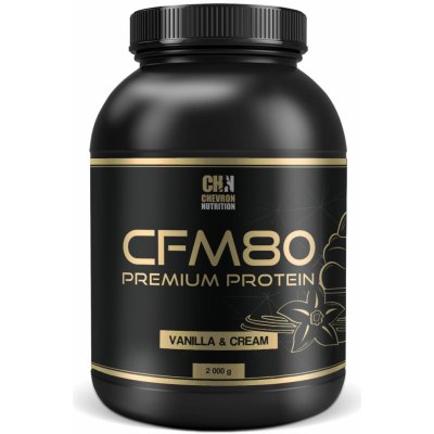Chevron Nutrition CFM80 Premium protein 2000 g Příchuť: Smetanová vanilka