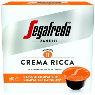 Segafredo Kávové kapsle Crema Rica pro Dolce Gusto 10 ks – Zboží Mobilmania