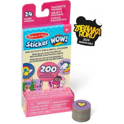 Melissa & Doug Sticker WOW! Náplň Veselé obrázky MDD50296 – Zbozi.Blesk.cz