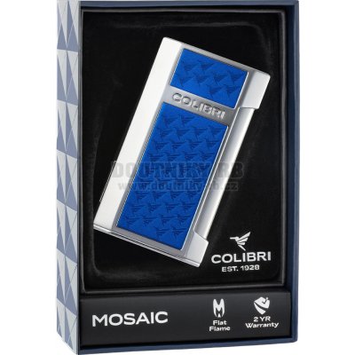 Doutníkový Colibri Mosaic LI245T6 chrom/modrý – Hledejceny.cz