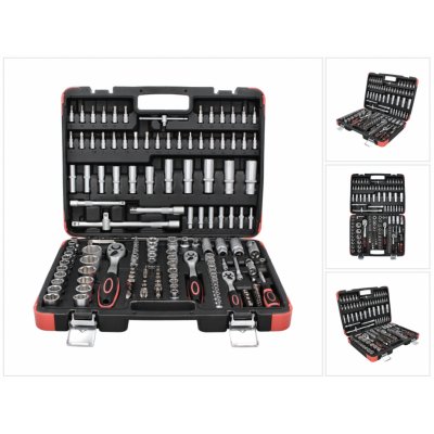 BGS 2283 Gola sada 172 dílů 4,0 - 32,0 3x ráčna 1/4" 3/8" a 1/2" – Zboží Dáma