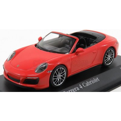 Minichamps Carrera Porsche 911 991-2 4s Cabriolet 2017 Orange 1:43 – Zbozi.Blesk.cz